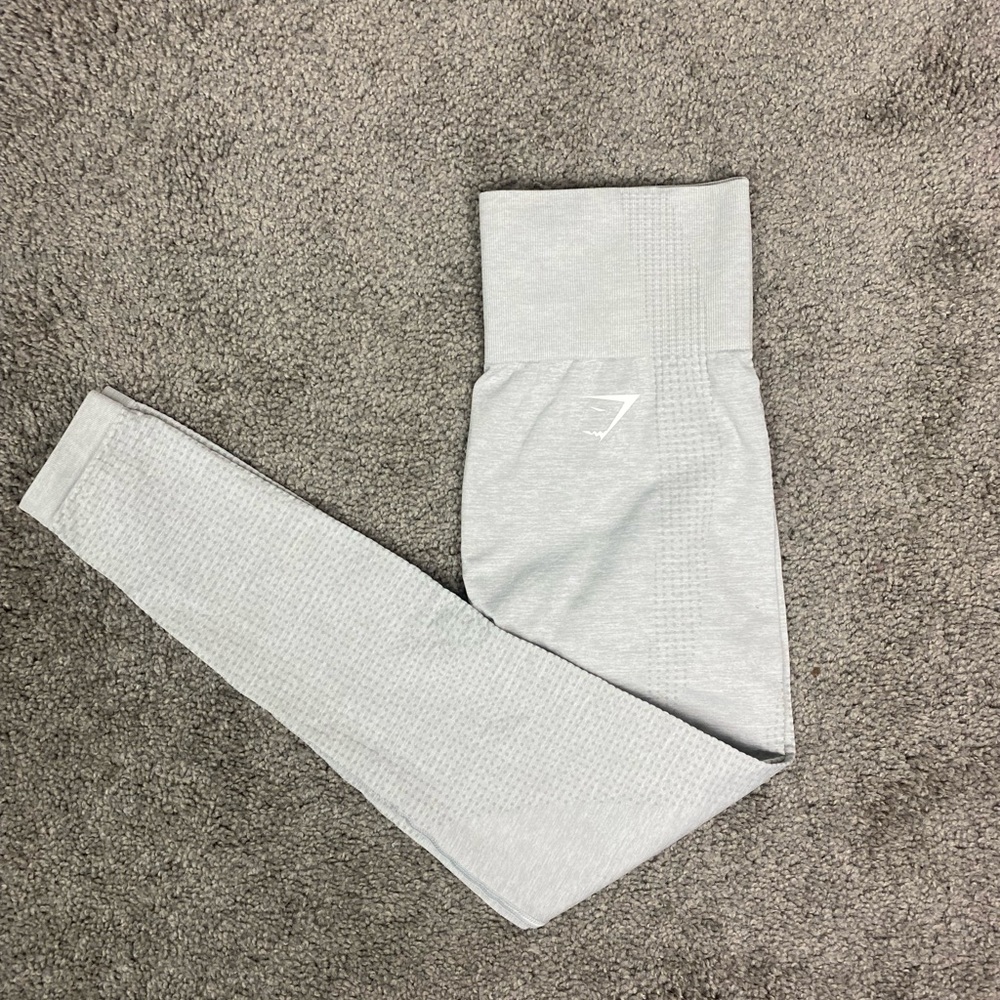 Gymshark Light Gray Seamless High-Waist Leggings